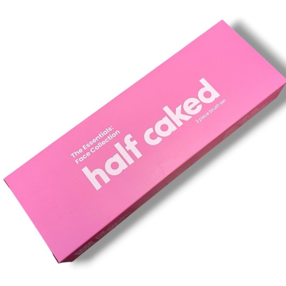 HALF CAKED The Essentials: Face Collection 3 Piece Brush Set